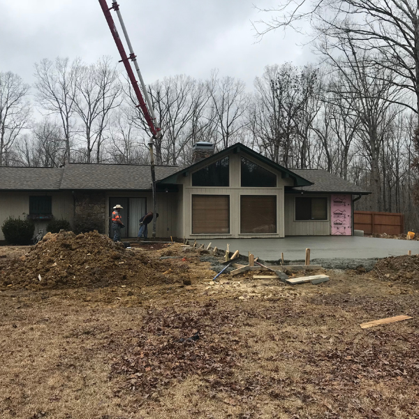 newly built home in a nice subdivision